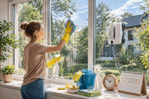Riittääkö ikkunanpesu kerran vuodessa?