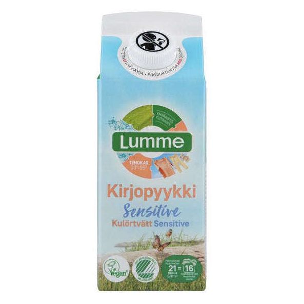 Lumme Kirjopyykki Sensitive -pyykinpesuneste